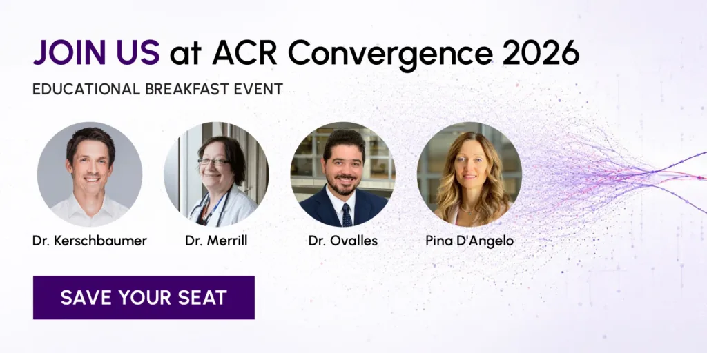 Alt text: Join us at ACR Convergence 2026 educational breakfast event. Register now.